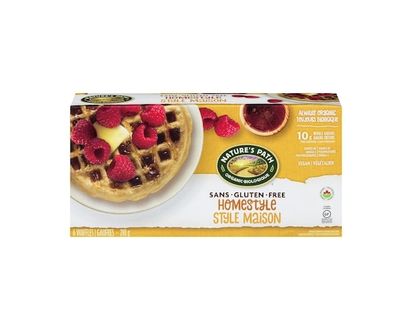 Nature's Path Flax Plus Organic Gluten Free Waffles, Homestyle - 210.0 G