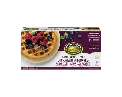 Nature's Path Flax Plus Waffles, Buckwheat Wildberry - 210.0 G
