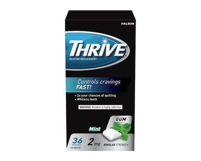 Thrive Nicotine Gum, Cool Mint 2mg - 36.0 EA