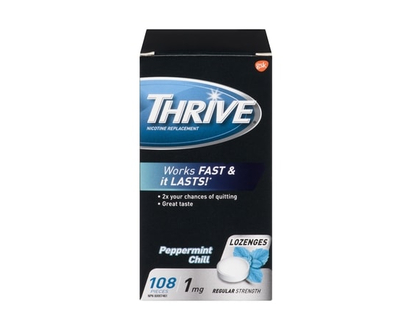 Thrive Stop Smoking Aid Lozenges, Mint 1mg - 108.0 EA