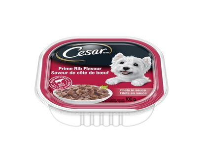 Cesar Filets In Sauce Prime Rib Flavour - 100.0 G