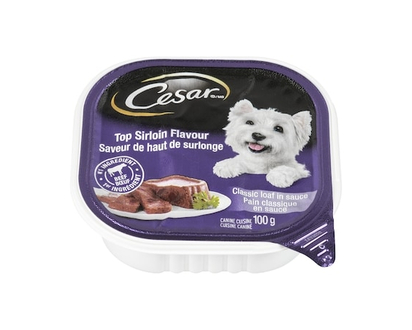 Cesar Classic Loaf in Sauce Top Sirloin Flavour Wet Dog Food - 100.0 G