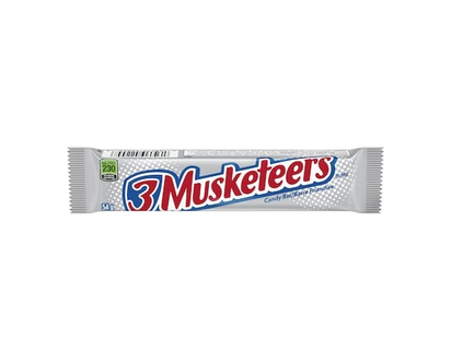 3 Musketeers Chocolate Nougat Candy Bar, Full Size Bar - 54.0 G