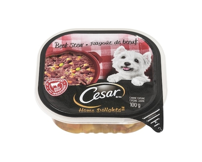 Cesar Home Delights Beef Stew Tray - 100.0 G