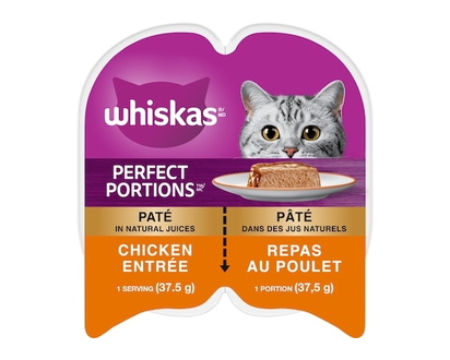 Whiskas Perfect Portions Chicken Patà© Adult Wet Cat Food - 75.0 G