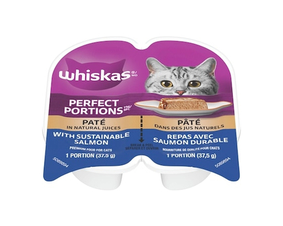 Whiskas Perfect Portions Salmon Paté Adult Wet Cat Food - 75.0 G