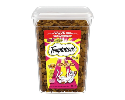 Temptations Gâteries pour chats Mélimélo arômes de poulet, de dinde et de bœuf - 454.0 G