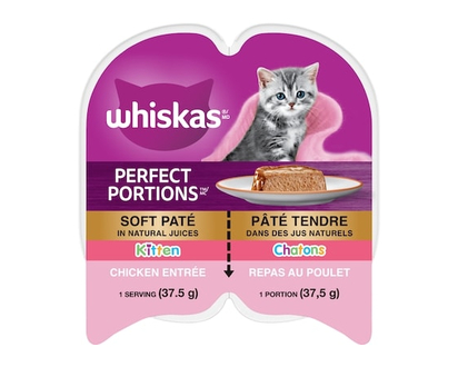 Whiskas Cat Food, Premium Food For Kittens Chicken Entrée - 75.0 G