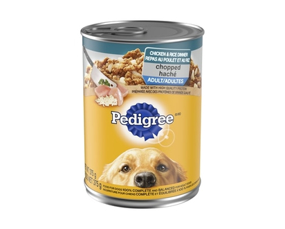 Pedigree Food For Dogs Chicken & Rice Dinner Chopped Adult - 375.0 G