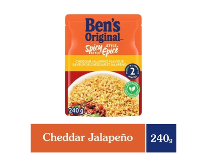 Bens Spicy Style Cheddar & Jalapeno Flavour Rice - 240.0 G