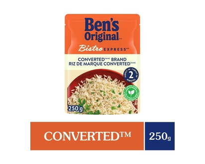 Bens BISTRO EXPRESS CONVERTED Long Grain Parboiled White Rice - 250.0 G