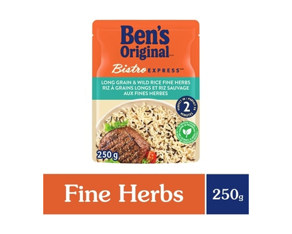 Bens BISTRO EXPRESS Long Grain & Wild Rice Fine Herbs - 250.0 G