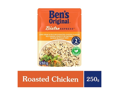 Ben's Original Rice Side Dish Long Grain & Wild Rice Roasted Chicken Flavour - 250 G