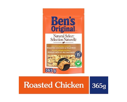 Bens NATURAL SELECT Roasted Chicken Flavour & Wild Rice Side Dish - 365.0 G