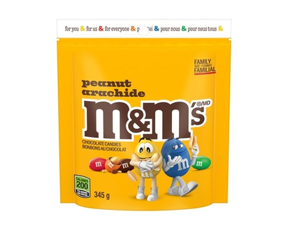 M & M's Bonbons au chocolat arachide format familial - 345 G