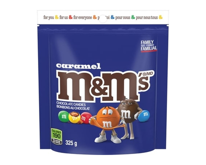 M & M's Bonbons au chocolat caramel format familial - 325 G