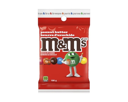 M & M's Bonbons au chocolat beurre d'arachide - 100 G