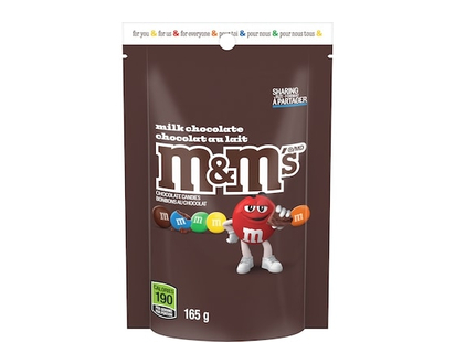 M&M's Chocolate Candies Milk Chocolate Sharing Size - 165.0 G