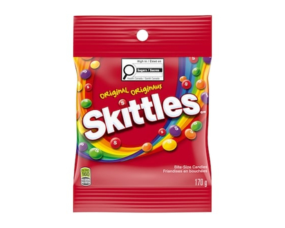 Skittles Original Chewy Candy, Sharing Bag - 170.0 G