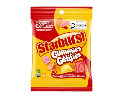 Starburst Original Gummy Candy - 142.0 G