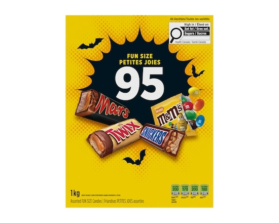 Mars Halloween Chocolate Candies, Assorted Fun Size, 95 Count - 1000 G