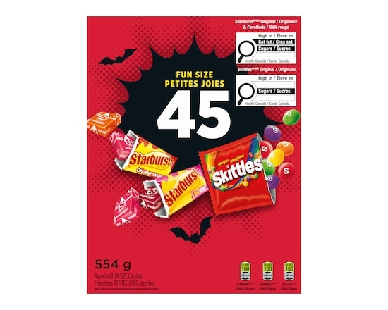 Mars Fruity Halloween Fun Size Candies, 45 count - 554.0 G