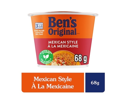 Bens Mexican Style Rice Single Serve Cup - 68.0 G