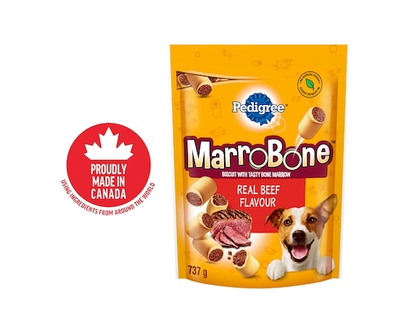 Pedigree Marrobone Adult Dog Treats Real Beef Flavour With Real Bone Marrow - 737.0 G