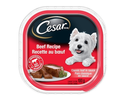 Cesar Classic Loaf in Sauce Beef Adult Wet Dog Food - 100.0 G