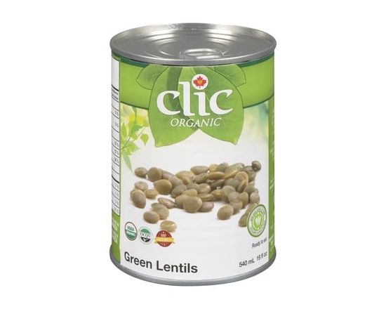 Clic Lentilles vertes biologiques - 540.0 ML