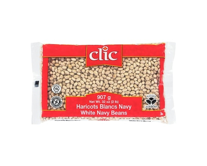 Clic Navy Beans, White - 907.0 G