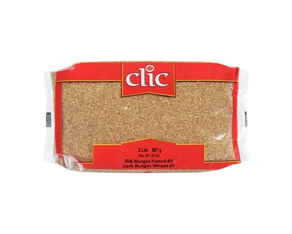 Clic Fine Dark Bulgur Wheat - 0.907 KG