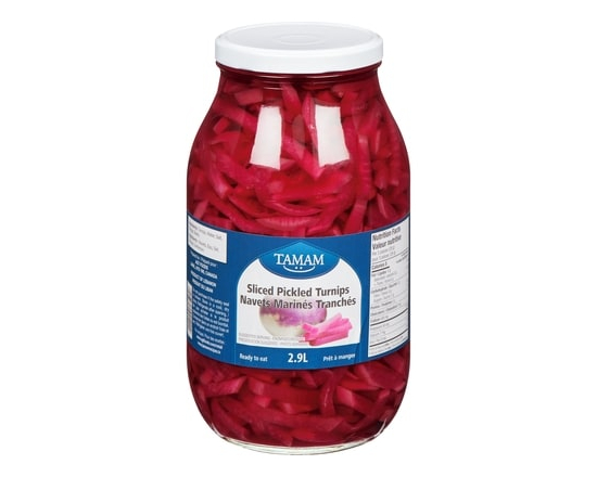 Tamam Sliced Pickled Turnips - 3.0 KG