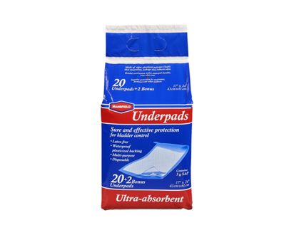 Mansfield Disposable Underpads - 22.0 EA