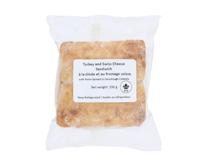 Turkey And Swiss Cheese Sandwich - 192.0 G