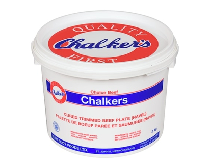 Chalkers Cured Trimmed Beef Plate Navel - 2.0 KG
