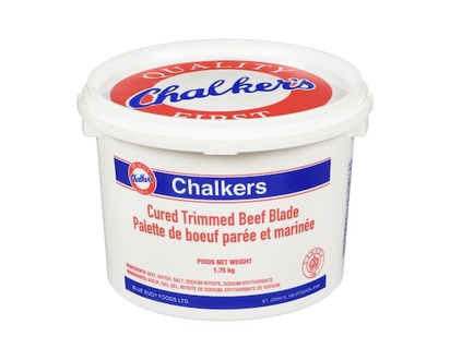 Chalkers Cured Trimmed Beef Blade - 1.75 KG
