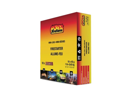 Xtraflame Mini-Log Fire Starter, 10-Pack - 10.0 EA
