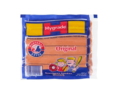 Hygrade Saucisses fumées originales - 450.0 G