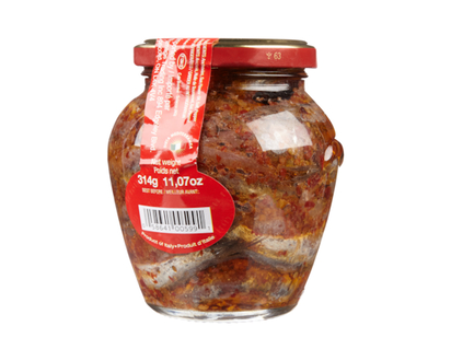 Paese Mio Peppered Anchovies In Sun Flower Oil - 314.0 G