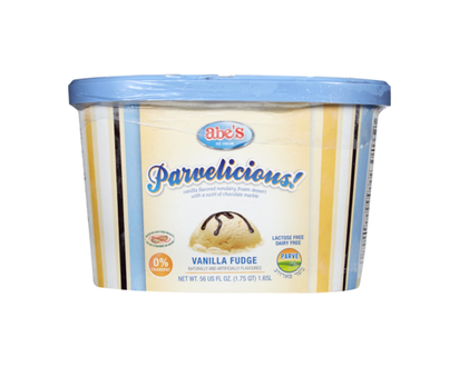 abes Kosher Dairy Free Frozen Dessert, Marbled Vanilla - 1.65 L