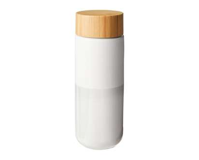 Life at Home Tall Lidded Travel -Cream - 1.0 EA