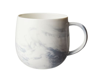 Life at Home Marble Mug -Grey - 1.0 EA