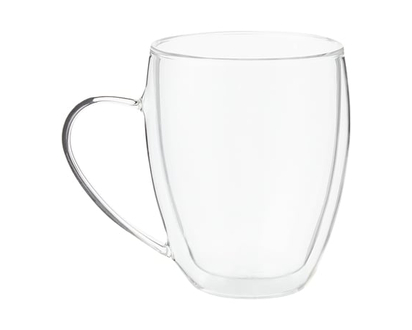 le Choix du Président Grande tasse biseautée en verre à double paroi - 1.0 EA