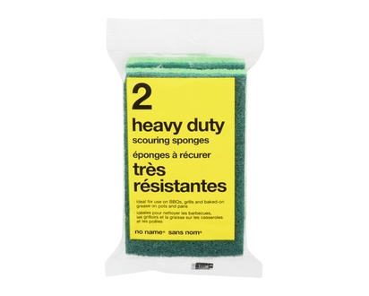 No Name Heavy Duty Scouring Sponges - 2.0 EA