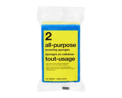 No Name All-Purpose Scouring Sponges, 2-Pack - 2.0 EA