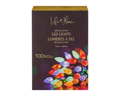 Life at Home LED Lights 100 Count - Multicoloured - 1.0 EA