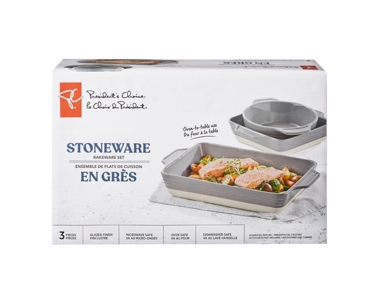 le Choix du Président PC PLATS CUISSON CRMQ X3 GRIS - 1.0 EA