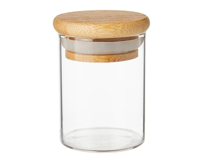 President's Choice 65 ml Glass Spice Jar with Bamboo Lid - 1.0 EA