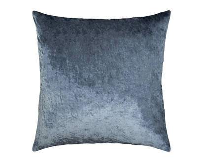 Life at Home Crushed Velvet Cushion Cover, Denim, 18 in x 18 in - 1.0 EA